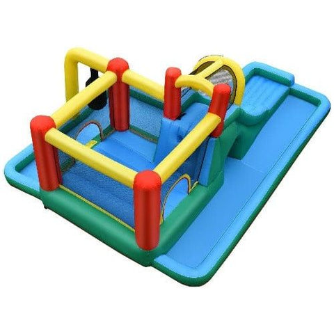 Costway Residential Bouncers Slide Water Park Climbing Bouncer Pendulum Chunnel Game without Air-blower by Costway 781880217732 01985724