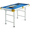 Image of Costway Swings & Play Sets 47" Folding Billiard Table Pool Game Table with Cues and Brush Chalk by Costway 19657208 47" Folding Billiard Table Pool Game  Cues and Brush Chalk by Costway