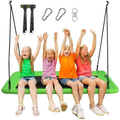 Costway Swings & Play Sets 60" Platform Tree Swing Outdoor with 2 Hanging Straps by Costway