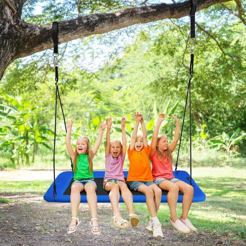 Costway Swings & Play Sets 60" Platform Tree Swing Outdoor with 2 Hanging Straps by Costway