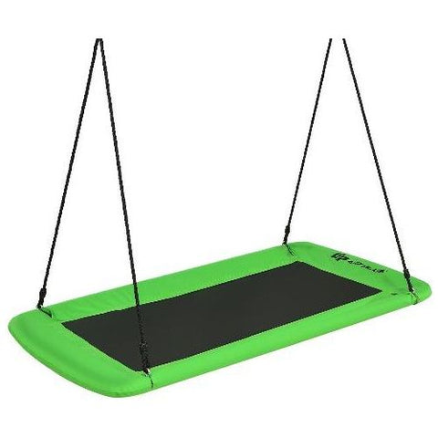 Costway Swings & Play Sets 60" Platform Tree Swing Outdoor with 2 Hanging Straps by Costway