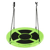 Image of Costway Swings & Play Sets Green 40" 770 lbs Flying Saucer Tree Swing Kids Gift with 2 Tree Hanging Straps by Costway 6499853482042 09834561-G 40" 770 lbs Flying Saucer Tree Swing Kids Tree Hanging Straps Costway