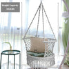 Image of Costway Swings & Play Sets Hanging Hammock Chair Macrame Swing Hand Woven Cotton Backrest by Costway Hanging Hammock Chair Macrame Swing Hand Woven Cotton Backrest Costway