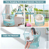 Image of Costway Swings & Play Sets Hanging Hammock Chair Macrame Swing Hand Woven Cotton Backrest by Costway Hanging Hammock Chair Macrame Swing Hand Woven Cotton Backrest Costway