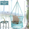 Image of Costway Swings & Play Sets Hanging Hammock Chair Macrame Swing Hand Woven Cotton Backrest by Costway Hanging Hammock Chair Macrame Swing Hand Woven Cotton Backrest Costway