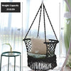 Image of Costway Swings & Play Sets Hanging Hammock Chair Macrame Swing Hand Woven Cotton Backrest by Costway Hanging Hammock Chair Macrame Swing Hand Woven Cotton Backrest Costway