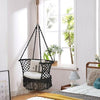 Image of Costway Swings & Play Sets Hanging Hammock Chair Macrame Swing Hand Woven Cotton Backrest by Costway Hanging Hammock Chair Macrame Swing Hand Woven Cotton Backrest Costway