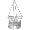 Image of Costway Swings & Play Sets Hanging Hammock Chair Macrame Swing Hand Woven Cotton Backrest by Costway Hanging Hammock Chair Macrame Swing Hand Woven Cotton Backrest Costway