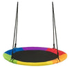 Image of Costway Swings & Play Sets Multicolor 40" 770 lbs Flying Saucer Tree Swing Kids Gift with 2 Tree Hanging Straps by Costway 6499854512878 09834561-M 40" 770 lbs Flying Saucer Tree Swing Kids Tree Hanging Straps Costway