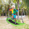 Image of Costway Swings & Play Sets Saucer Tree Swing Surf Kids Outdoor Adjustable Oval Platform Set with Handle by Costway Saucer Tree Swing Surf Outdoor Adjustable Oval Platform Handle Costway