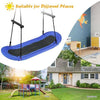 Image of Costway Swings & Play Sets Saucer Tree Swing Surf Kids Outdoor Adjustable Oval Platform Set with Handle by Costway Saucer Tree Swing Surf Outdoor Adjustable Oval Platform Handle Costway