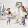 Image of Costway Swings & Playsets 3-in-1 Adjustable Kids Basketball Hoop Sports Set by Costway