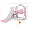 Image of Costway Swings & Playsets 3 in 1 Toddler Climber and Swing Set Slide Playset by Costway 3 in 1 Toddler Climber and Swing Set Slide Playset by Costway 07923485