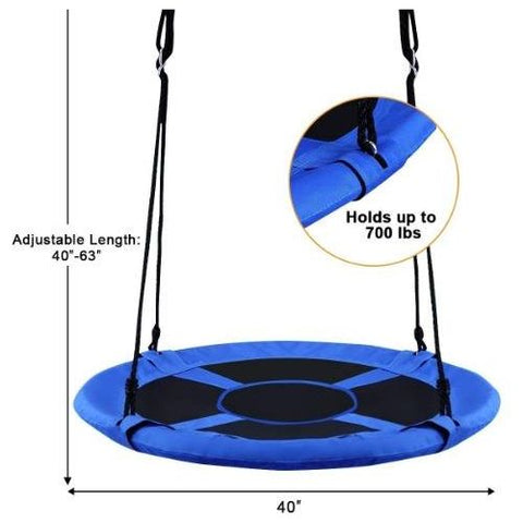 Costway Swings & Playsets 40" Flying Saucer Tree Swing Indoor Outdoor Play Set by Costway