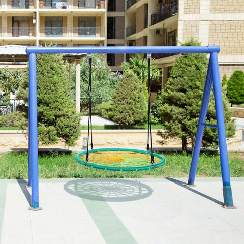 Costway Swings & Playsets 40'' Spider Web Tree Swing Kids Outdoor Play Set with Adjustable Ropes by Costway 40'' Spider Web Tree Swing Kids Play Set Adjustable Ropes Costway