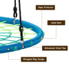 Image of Costway Swings & Playsets 40'' Spider Web Tree Swing Kids Outdoor Play Set with Adjustable Ropes by Costway 40'' Spider Web Tree Swing Kids Play Set Adjustable Ropes Costway