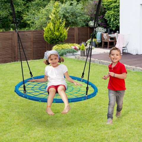 Costway Swings & Playsets 40'' Spider Web Tree Swing Kids Outdoor Play Set with Adjustable Ropes by Costway 40'' Spider Web Tree Swing Kids Play Set Adjustable Ropes Costway