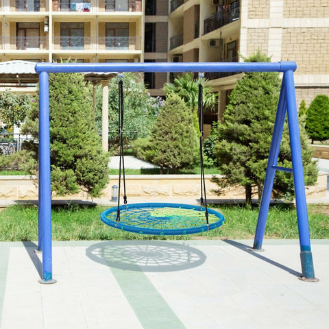 Costway Swings & Playsets 40'' Spider Web Tree Swing Kids Outdoor Play Set with Adjustable Ropes by Costway 40'' Spider Web Tree Swing Kids Play Set Adjustable Ropes Costway