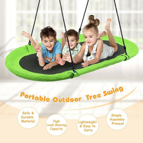 Costway Swings & Playsets 60" Saucer Surf Outdoor Adjustable Swing Set by Costway 60" Saucer Surf Outdoor Adjustable Swing Set by Costway SKU# 89031472