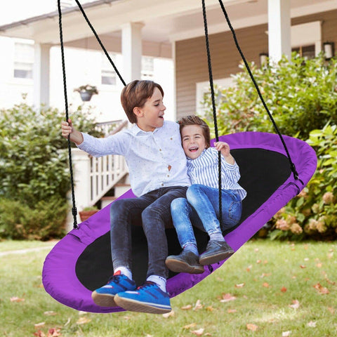 Costway Swings & Playsets 60" Saucer Surf Outdoor Adjustable Swing Set by Costway 60" Saucer Surf Outdoor Adjustable Swing Set by Costway SKU# 89031472