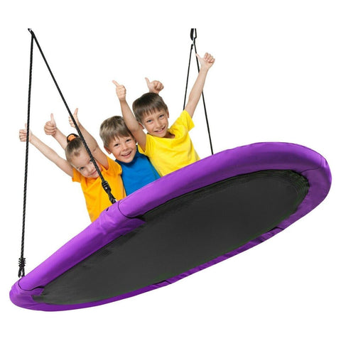 Costway Swings & Playsets 60" Saucer Surf Outdoor Adjustable Swing Set by Costway 60" Saucer Surf Outdoor Adjustable Swing Set by Costway SKU# 89031472