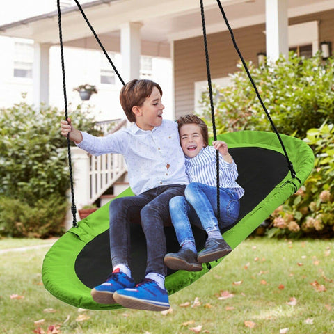 Costway Swings & Playsets 60" Saucer Surf Outdoor Adjustable Swing Set by Costway 60" Saucer Surf Outdoor Adjustable Swing Set by Costway SKU# 89031472