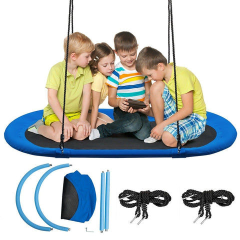 Costway Swings & Playsets 60" Saucer Surf Outdoor Adjustable Swing Set by Costway 60" Saucer Surf Outdoor Adjustable Swing Set by Costway SKU# 89031472