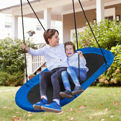 Costway Swings & Playsets 60" Saucer Surf Outdoor Adjustable Swing Set by Costway 60" Saucer Surf Outdoor Adjustable Swing Set by Costway SKU# 89031472