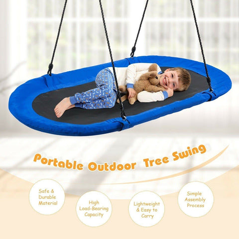 Costway Swings & Playsets 60" Saucer Surf Outdoor Adjustable Swing Set by Costway 60" Saucer Surf Outdoor Adjustable Swing Set by Costway SKU# 89031472