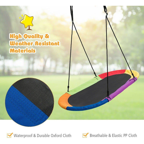 Costway Swings & Playsets 60" Saucer Surf Outdoor Adjustable Swing Set by Costway 60" Saucer Surf Outdoor Adjustable Swing Set by Costway SKU# 89031472