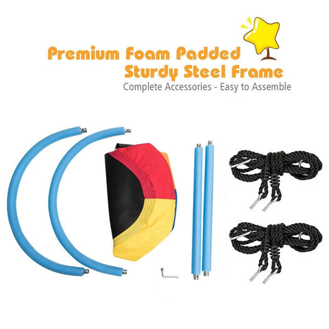 Costway Swings & Playsets 60" Saucer Surf Outdoor Adjustable Swing Set by Costway 60" Saucer Surf Outdoor Adjustable Swing Set by Costway SKU# 89031472