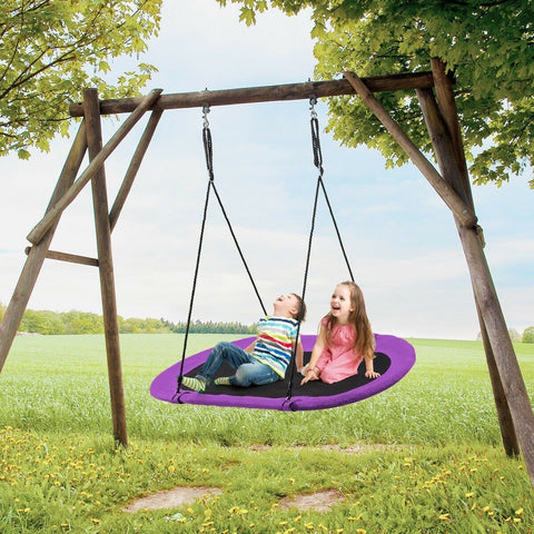 Costway Swings & Playsets 60" Saucer Surf Outdoor Adjustable Swing Set by Costway 60" Saucer Surf Outdoor Adjustable Swing Set by Costway SKU# 89031472