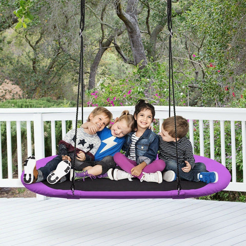 Costway Swings & Playsets 60" Saucer Surf Outdoor Adjustable Swing Set by Costway 60" Saucer Surf Outdoor Adjustable Swing Set by Costway SKU# 89031472