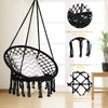 Image of Costway Swings & Playsets Hanging Macrame Hammock Chair with Handwoven Cotton Backrest by Costway