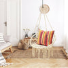 Image of Costway Swings & Playsets Hanging Macrame Hammock Chair with Handwoven Cotton Backrest by Costway