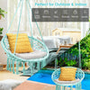 Image of Costway Swings & Playsets Hanging Macrame Hammock Chair with Handwoven Cotton Backrest by Costway