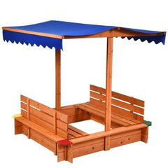 Costway Swings & Playsets Kids Outdoor Playset Cedar Sandbox by Costway 796914883104 90681425 Kids Outdoor Playset Cedar Sandbox by Costway SKU# 90681425