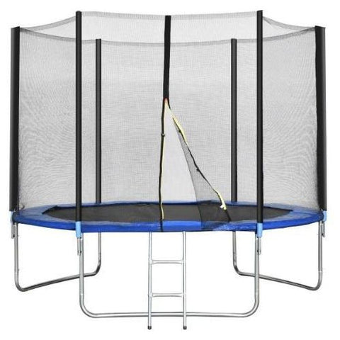 Costway Trampoline 10 ft Combo Bounce Jump Safety Trampoline with Spring Pad Ladder by Costway 6971191092805 78614903 10 ft Combo Bounce Jump Safety Trampoline Spring Pad Ladder Costway