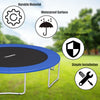 Image of Costway Trampoline 10FT Waterproof Safety Trampoline Bounce Frame Spring Cover Outdoor/Indoor by Costway