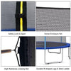 Image of Costway Trampoline 12 FT Trampoline Combo Bounce with Spring Pad Ladder by Costway 7461759133556 83041295