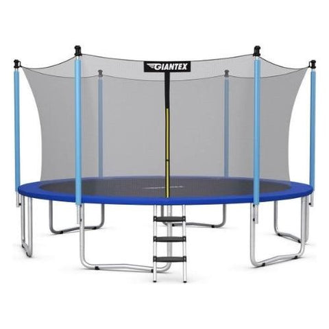 Costway Trampoline 12 FT Trampoline Combo Bounce with Spring Pad Ladder by Costway 7461759133556 83041295