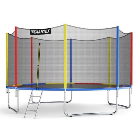 Costway Trampoline 14 Ft Trampoline with Safety Enclosure Net and Ladder Outdoor for Kids Adults by Costway 744119464659 94768025