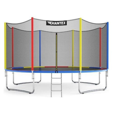 Costway Trampoline 14 Ft Trampoline with Safety Enclosure Net and Ladder Outdoor for Kids Adults by Costway 744119464659 94768025