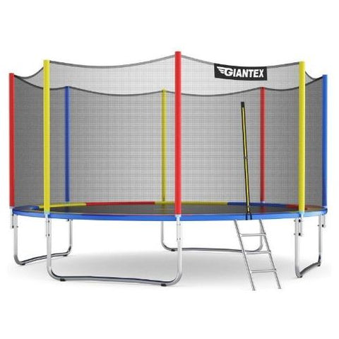 Costway Trampoline 14 Ft Trampoline with Safety Enclosure Net and Ladder Outdoor for Kids Adults by Costway 744119464659 94768025