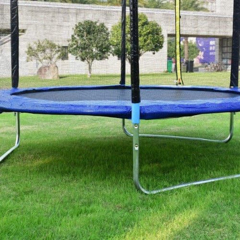 8' Safety Jumping Round Trampoline with Spring Safety Pad by Costway