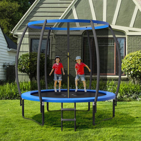 Costway Trampolines 10 Feet ASTM Approved Recreational Trampoline with Ladder by Costway 78416923