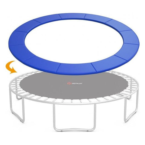 Costway Trampolines 12 Feet Waterproof and Tear-Resistant Universal Trampoline Safety Pad Spring Cover by Costway 6 Feet Kids Trampoline with Swing Safety Fence by Costway SKU#89134756