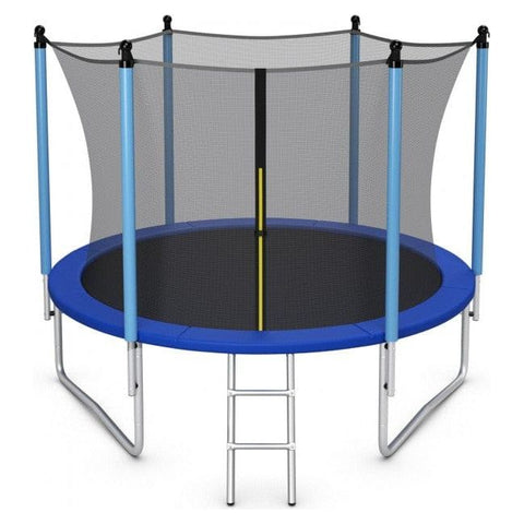 Costway Trampolines 14 Feet Jumping Exercise Recreational Bounce Trampoline with Safety Net by Costway 781880236078 43702591 14 Ft Jumping Exercise Recreational Trampoline Safety Net Costway