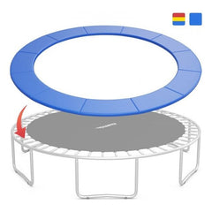 16 Feet Waterproof and Tear-Resistant Universal Trampoline Safety Pad Spring Cover by Costway