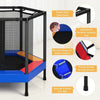 Image of Costway Trampolines 48 Inches Hexagonal Kids Trampoline With Foam Padded Handrails by Costway 781880235255 78193024 48 Inches Hexagonal Kids Trampoline Foam Padded Handrails by Costway